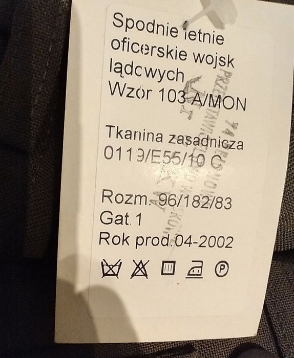 Spodnie wz. 103a/MON