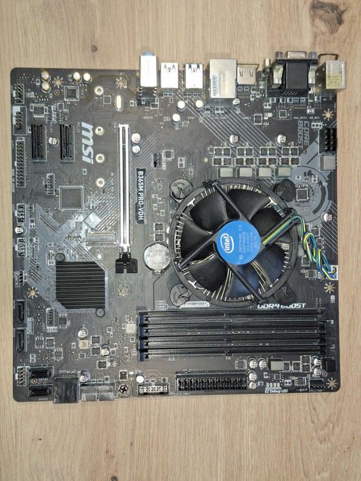 Procesor i7-9700F wraz z płytą msi B365M PRO-VDH