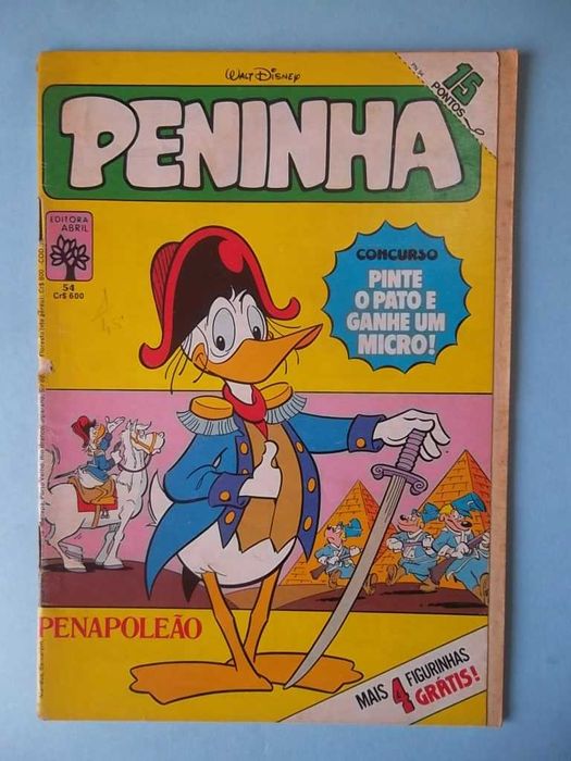 Revistas DISNEY com folha de cromos da coleção "PATO DONALD"