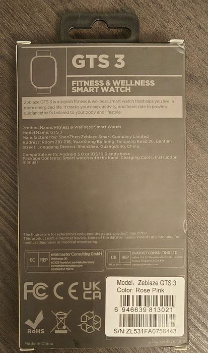 Smartwatch chamadas e fitness - como novo!