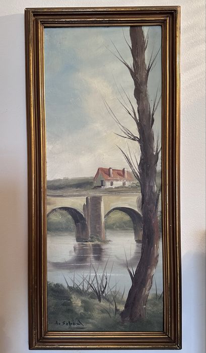 Pintura a óleo J. Sobral