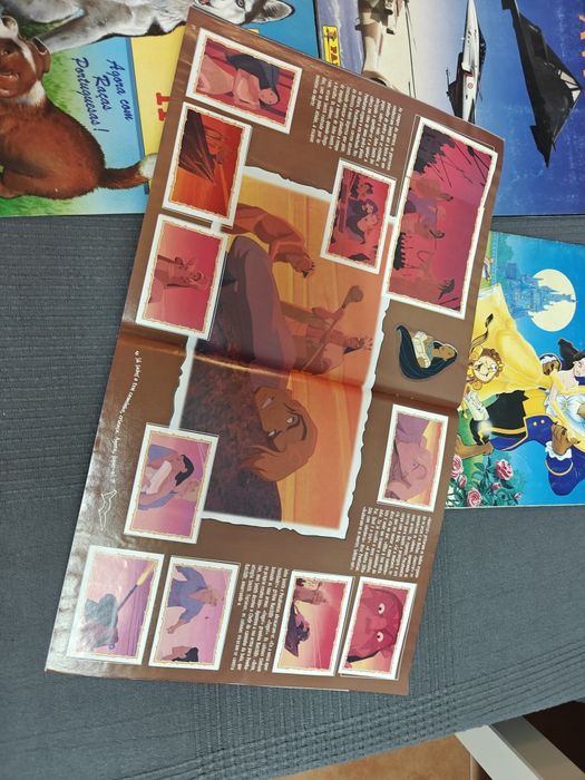 Pack 2 Cadernetas Panini Disney - Pocahontas (COMPLETA) + A Bela e o Monstro