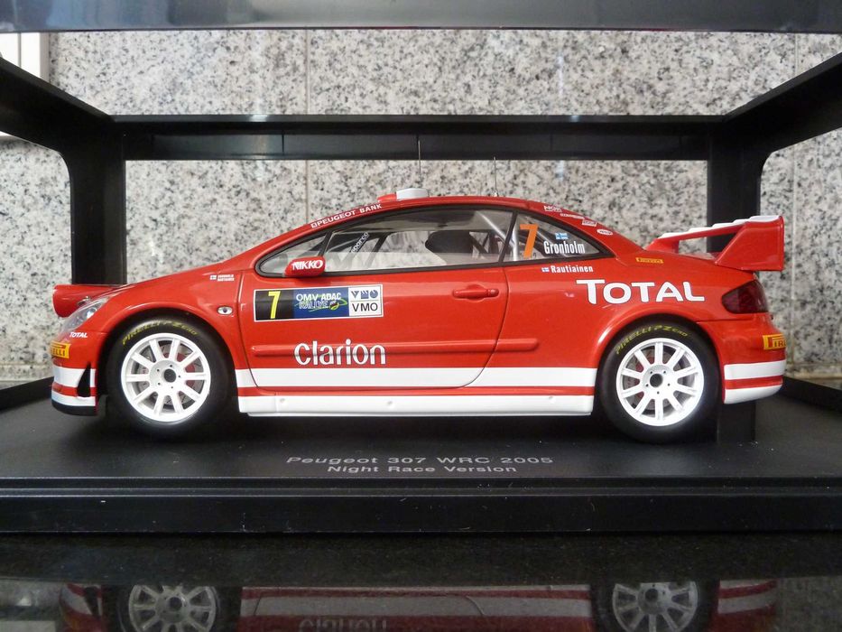 1:18 AutoArt, Peugeot 307 WRC 2005, Gronholm, Minichamps Parque