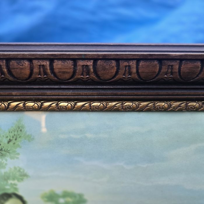 Obraz ze sceną biblijną z Jezusem