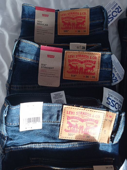 Spodnie jeans Levi's Strauss pełna rozmiarówka oryginał plus paragon