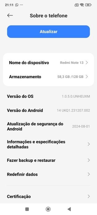 Xiaomi Redmi note 13 barato