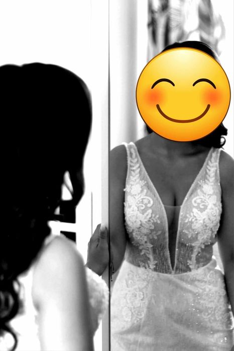 Suknia ślubna ivory rybka