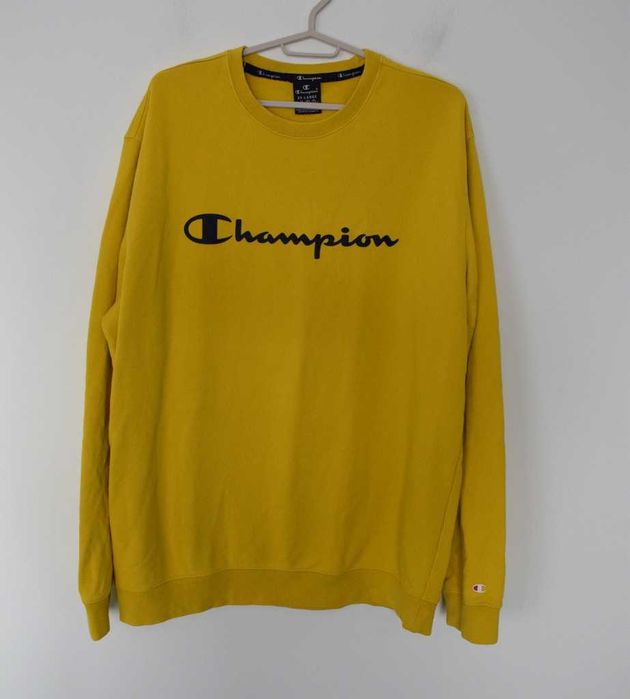 Champion bluza 2xl xxl bez kaptura żółta