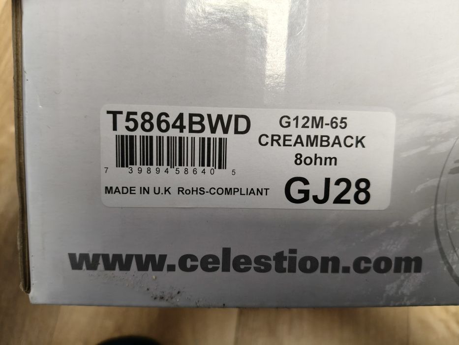 Speaker Celestion G12M-65 Creamback