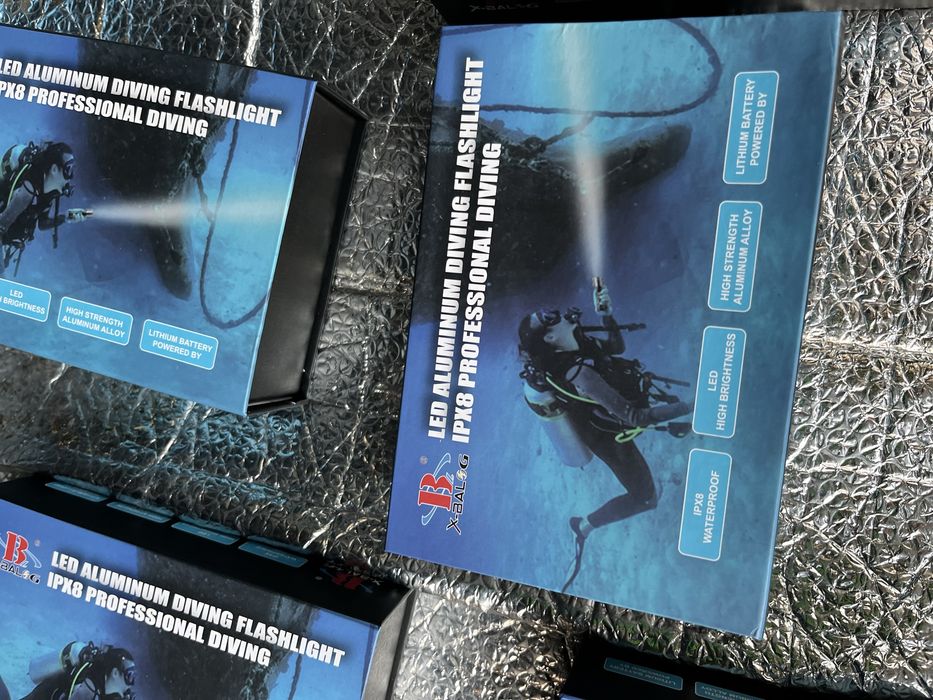 Lanterna pesca submarina led maxima potencia