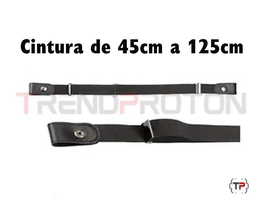 Cintos Elásticos Unisexo s/ Fivela