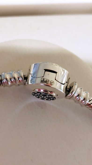 Bransoletka Damska Modułowa z O w Koronie 925 do Charmsy, Zawieszki