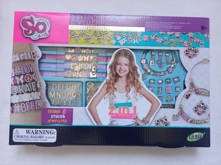 Zestaw DIY do robienia bransoletek, biżuterii SO Beads