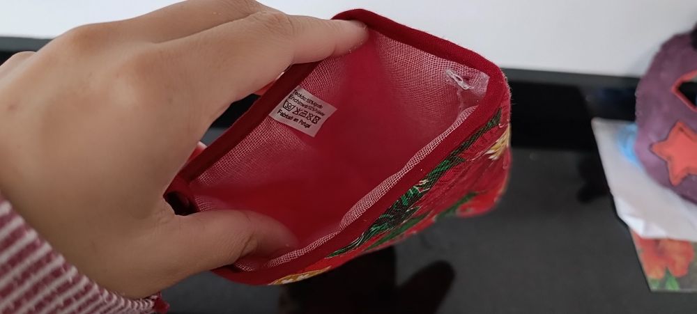 Pack natal: 2 pegas de cozinha + 1 luva