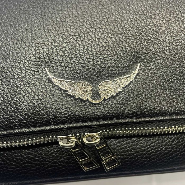 Zadig & Voltaire Rock Grained Leather Bag Noir