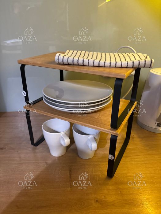 Półki Kuchenne Organizer 2 szt. na Przyprawy Naczynia