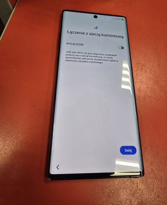 Samsung Galaxy Note 10+ 256 gb Czarny 4g Dual Sim Gwarancja 5 lat