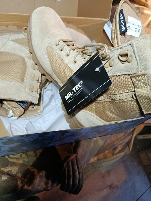 Берцы летние Mil - Tec, полностью новые, 45 розмер.