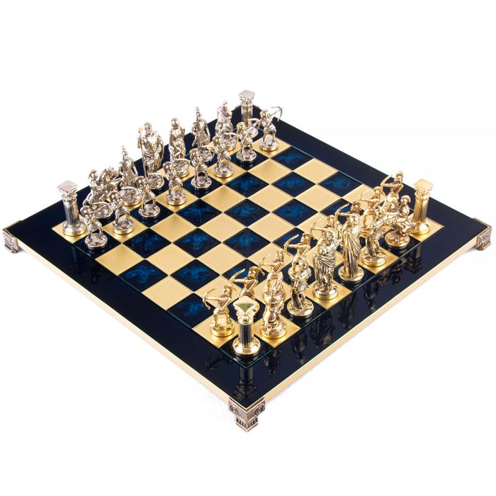 Zestaw szachowy Archers z figurami szachowymi w kolorze