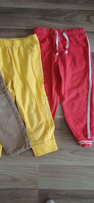 3 pary spodni cieńszych dla chłopca 98