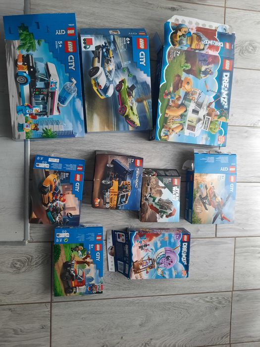 8 x karton lego dreamzzz city technik