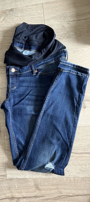 Spodnie jeansowe H&M Mama L 40-42
