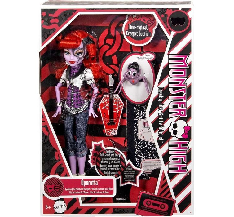 Лялька Монстер Хай Оперета Репродукція Monster High Operetta базова