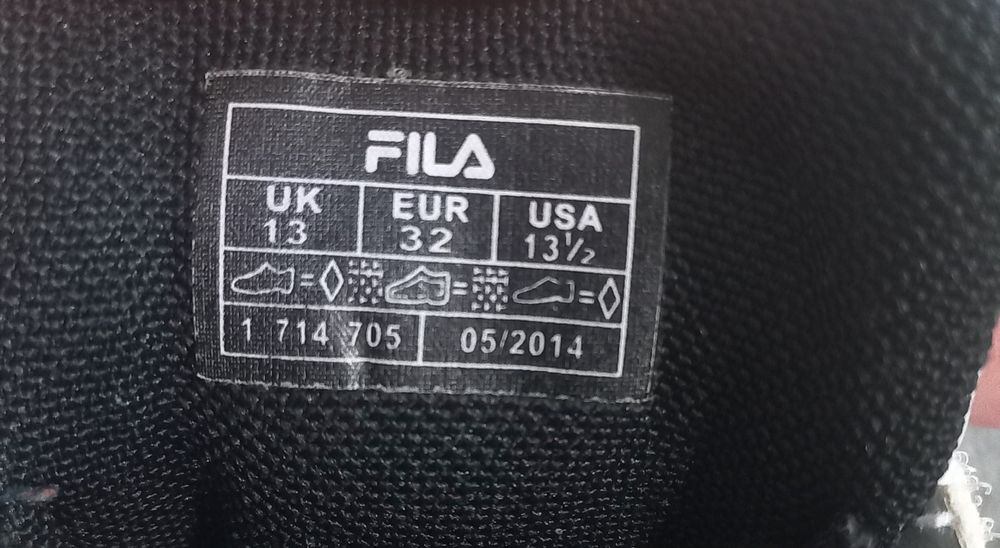 Кроссовки Fila p 32