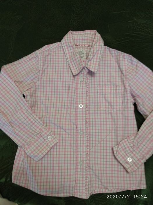 Рубашка H&M на 2-3 года