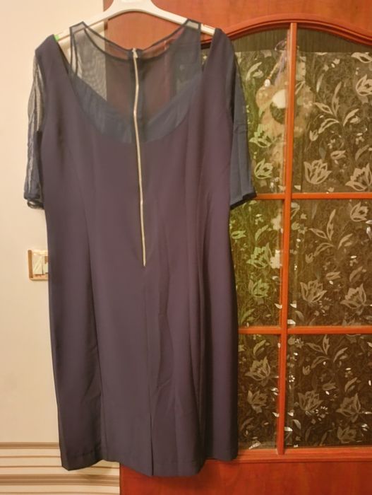 Suknia w granat grafit 42 XL