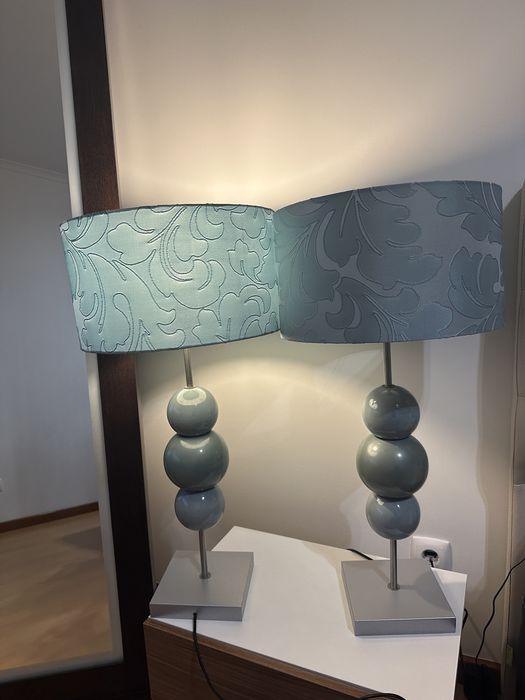 Conjunto candeeiros quarto