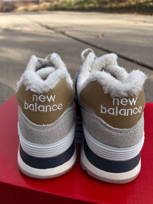 574 Light Grey winter з хутром