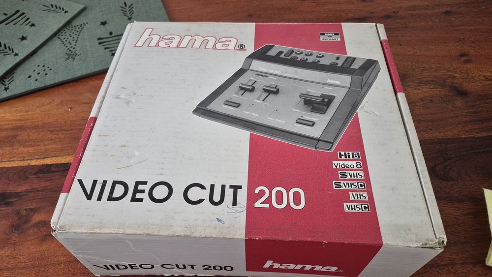 Urządzenie do montażu video cut 200 Hama wideo vhs