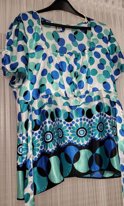 Satynowa bluzka damska