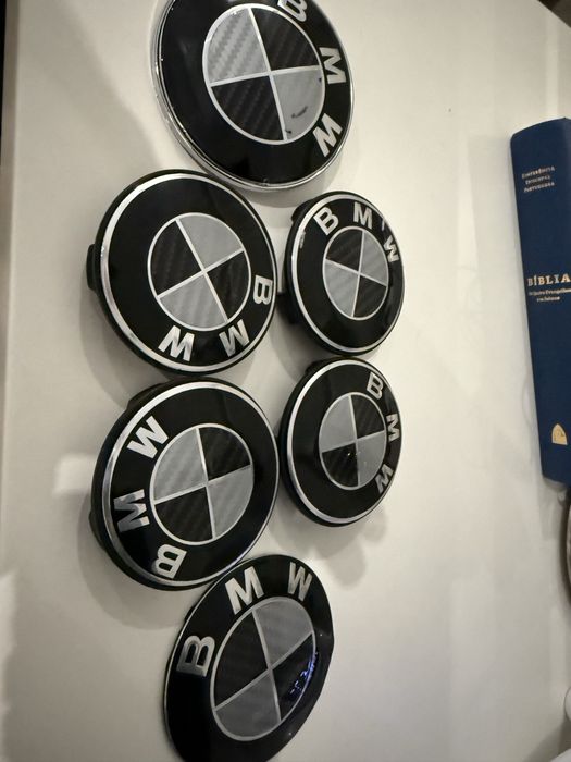 Centros de jantes e emblemas bmw