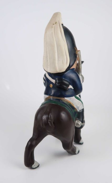 GNR a cavalo - figura antiga em faiança