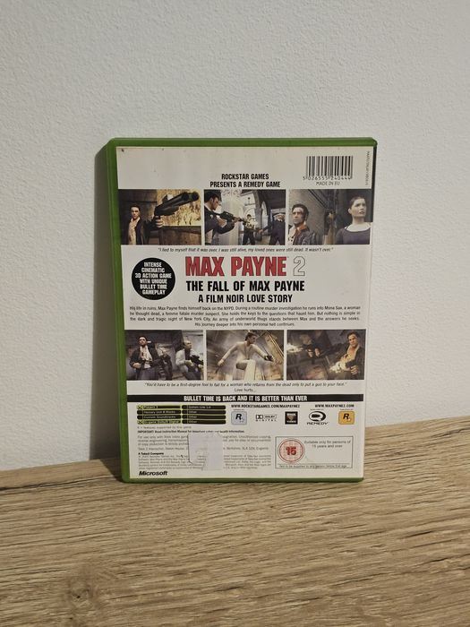 Jogo Xbox Original Max Payne 264284349450881121