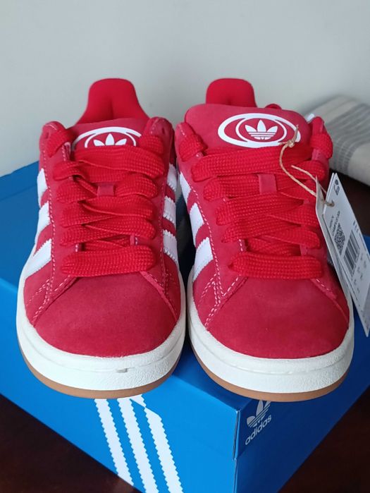(r 38 2/3) Adidas Campus 00s Better Scarlet Cloud White Białe czerwone