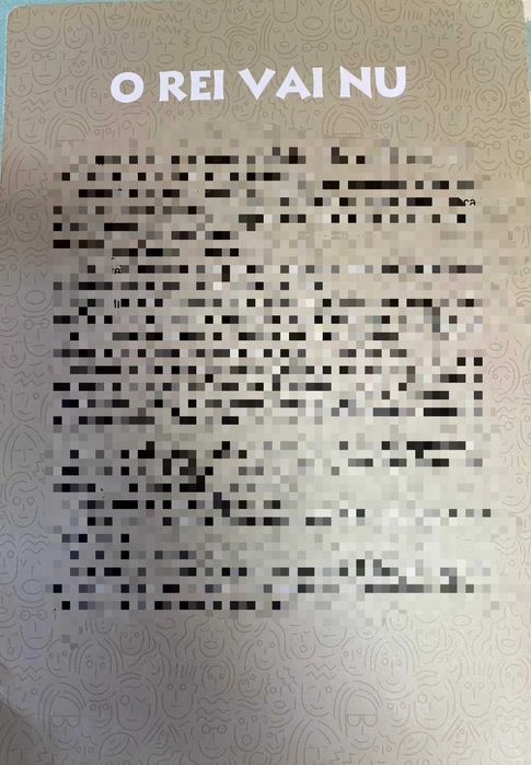 História " O rei vai nú" / Transporte ao cargo do comprador.