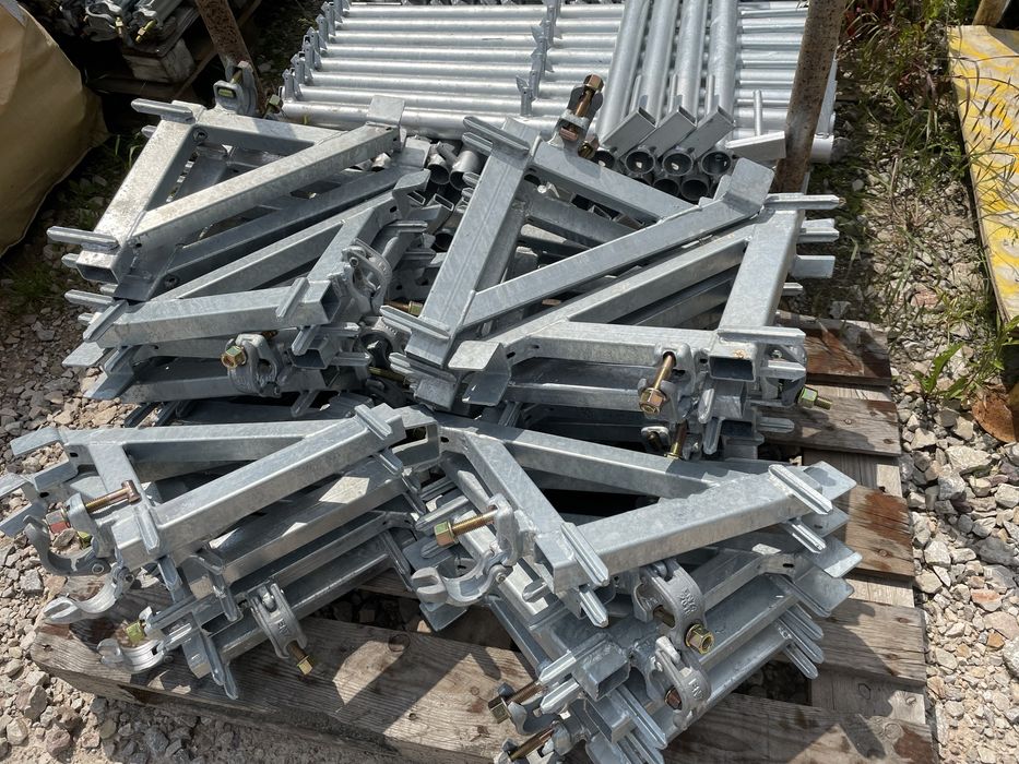 Nowe Rusztowanie elewacyjne 100m2 System Plettac, Bauman, Moduł Lublin