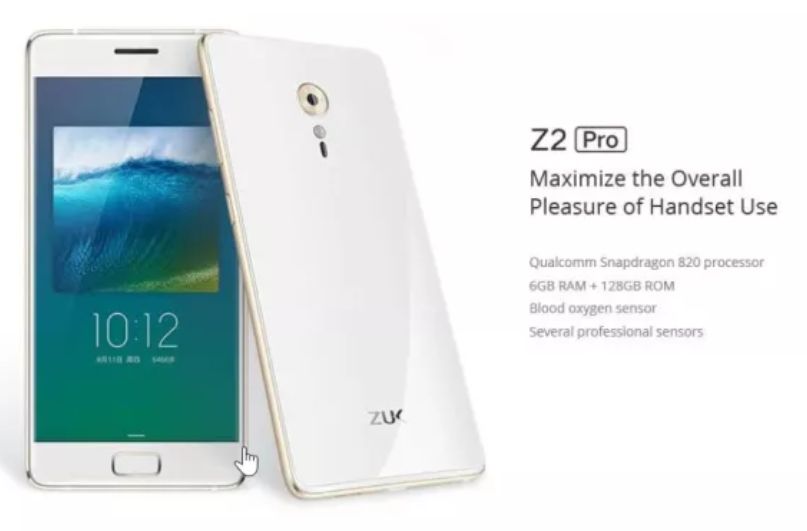 Telemovel Lenovo ZUK Z2 PRO SD820 6GB RAM/128GB Memoria