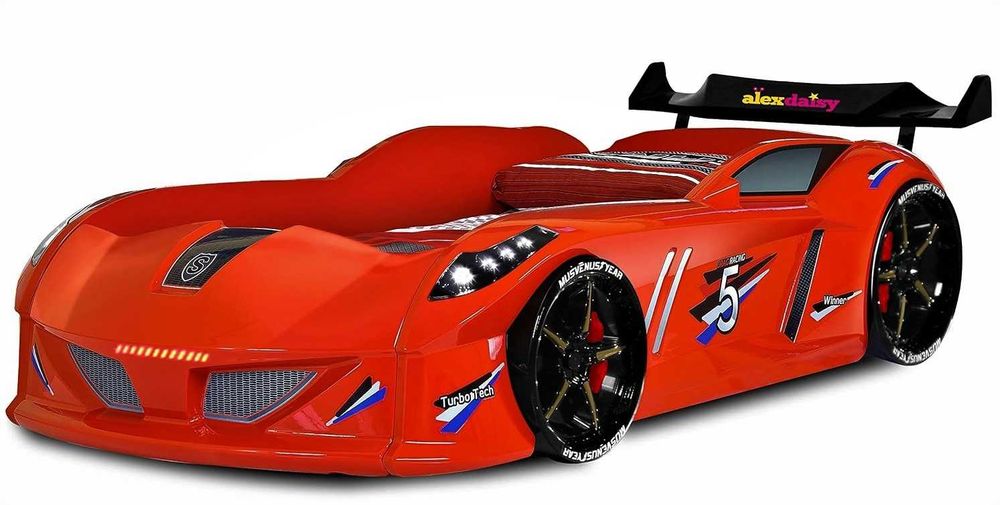 Дитяче ліжко машина Ягуар Speedy boy, червона Туреччина, пластик