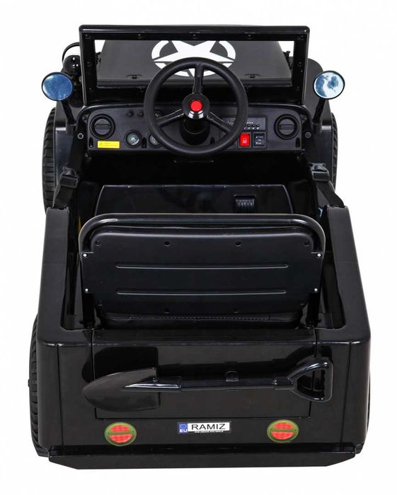Auto autko Pojazd Retro Wojskowy 4x4 na akumulator dla dzieci