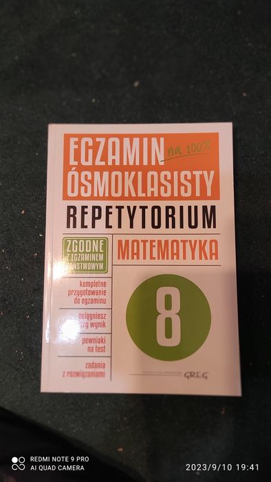 Egzamin ośmiklasisty repetytorium matematyka