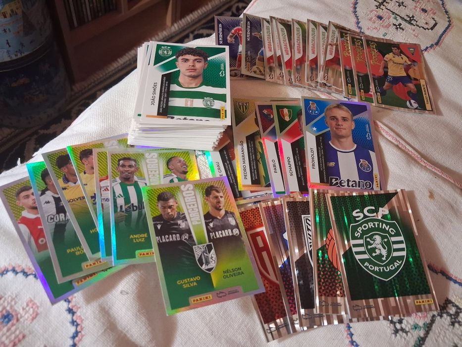 Lotes de cards e cromos + de 1000