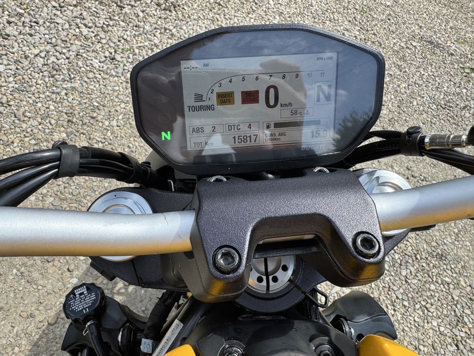 Ducati Monster 821, 12/2017r LIFT 109 koni ABS, DTC, Tryby jazdy