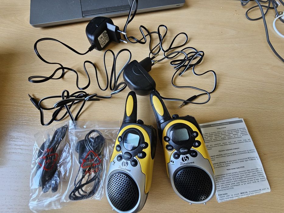 krótkofalówki PMR BINATONE XR201, zasieg do 7km