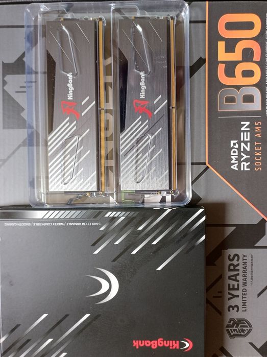 Ryzen 5 7500 F 3.7(5.0)GHz B650 и DDR5