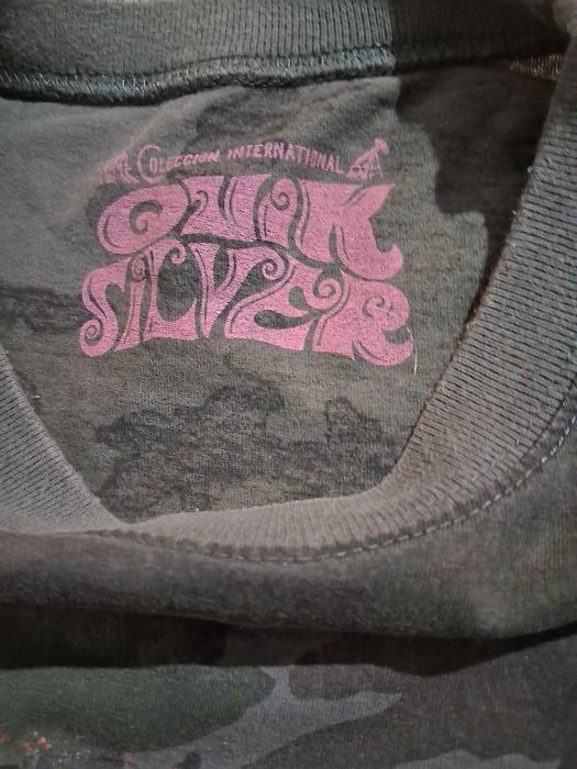 T-shirt preta camuflado Quicksilver