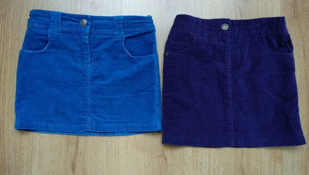 Spusniczka  spódnica sztruksowa 122